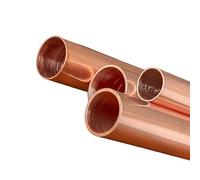 T2 Copper Tubing 28-38mm OD, High Low Temp Resistant Pipe for Gases HVAC Transformer Rods 1pc(500x28x1mm)