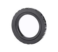T2 Mount Adapter, Aluminum Lens Adapter Ring for EF DSLR 650D 60D 550D, all being made of aluminum alloy, allow to keep the focus, automatic focusing is unavailable