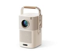 【Built-In 2.5H Battery&Sound by JBL】Portable Projector,450ANSI Native 1080P Projector,Auto Focus&Keystone,Smart Screen,WiFi 6 Bluetooth Outdoor Projector 50% Zoom for Home Cinema,Bedroom
