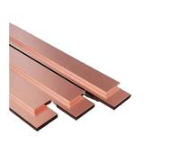 T2 Purple Copper Flat Bar/Pure Red Copper Plate Processing Thickness 0.8mm-30mm(5x50x200mm 1pcs)