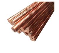 T2 Red Copper Rods Copper Bar Metal 0.8-18mm Diameter Solid Thin Round Bar Electrode for Metalworking(13x500mm 1pcs)