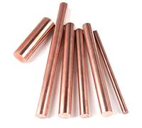 T2 Red Copper Round Bar Diameter 5-30mm Length 200mm 500mm 1pc