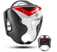 T20 Boxing Headguard for Muay Thai & Kickboxing - PU Leather Protective Headgear for Training & Competition | Multiple Sizes