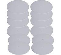 T20 Discs Cricket Inner Fielding Disc Markers White Field Circles Set Of 12