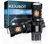 T20 LED Bulbs, 7443 LED Bulb Yellow Turn Signal Light Reverse Light Bulb 7444NA Front and Rear For Car Back Up Light Tail Light Bulbs Brake Light Bulbs 2PCS