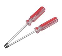 T20 T25 Torx Security Screwdriver Magnetic Tip Non-Slip Handle, 175mm Long Torx Star Screwdriver with Hole