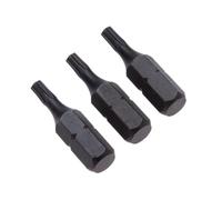 T20 Torx Bit, Star Shape Screwdriver 20mmx25mm, Torx Head Star-Patterned Driver Made from Forged Steel, Torsion Tip and 6lobe Hex Shank Designed for Screwdriver Cordles Drill and Impact Tool (3pcs)