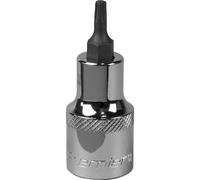 T20 TRX Star Socket Bit - 1/2" Square Drive - PREMIUM S2 Steel Head Knurled Grip