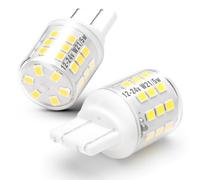 T20 W21/5W LED Bulb DC12-24V, Daytime Running Lights, 6500K Daylight White | Fit W21W 7440 7441 7443 580, Replacement Car Backup Reverse Turn Signal Brake Tail DRL Parking Lights, Ceramic Socket, 2 PCS
