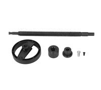 T20 Workbench Vise Screw, Heavy Duty Press Screw with 100mm Handwheel for Woodworking, Steel Bench Vise Screw for Secure Clamping in Workshop Projects (350mm)