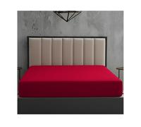 T250 Satin Stripe 100% Cotton Fitted Sheet - Deep 30cm Box Soft Breathable Hotel-Quality Bed Sheet Luxury Satin Weave, Durable Easy-Care Bedding