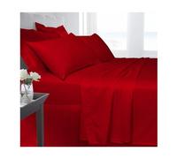 T250 Satin Stripe 100% Cotton Flat Sheet - Luxury Hotel-Quality Soft Breathable Bed Sheet, Smooth Satin Weave, Durable Easy-Care Premium Bedding