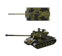 T26E4 Super Pershing Pilot NO.1 Vehicle Block Set - 1322PCS WW2 US Military Tank Bricks Kit, Collectible Truck Model, Historical Home Decor, STEM Education Toy, for Adults Kid