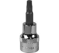 T27 TRX Star Socket Bit - 3/8" Square Drive - PREMIUM S2 Steel Head Knurled Grip