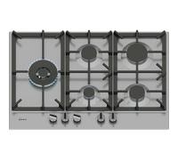 Neff T27CIS8N0 N70 75cm 5 Burner Gas Hob in Stainless Steel Wok Burner
