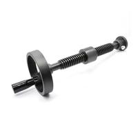 T28 Trapezoidal Lead Screw Set with Handwheel, 250 Mm 280 300 350 400 450 500 Mm Long T-Screw Hand Drive Lead Screw, 1 Set(T28x250 (125mm Handwheel))