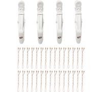 T3 - Clip Kit with 4 Alligator Clips and 30 Rose Gold Bobby Pins - Hair clips & barrettes