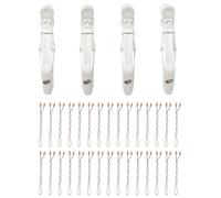 Clip Kit White 34pieces