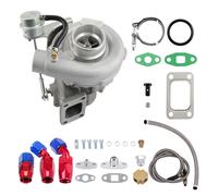T3 T04E Turbocharger w/ Oil Feed Return Lines for 1.5-2.5L 4/6 CYL Up to 420 HP