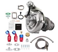 T3 T04E Turbocharger w/ Oil Feed Return Lines for 1.5-2.5L 4/6 CYL Up to 420 HP