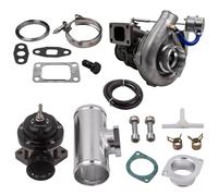 T3 T04E UNIVERSAL TURBO V-BAND FLANGE A/R.63 WITH Up to 420 HP+Blow Off Valve