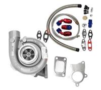 T3 T4 T04E .57 A/R Universal Turbo Turbocharger for 1.6 to 2.3L 400HP & Oil Line Compatible for OLDSMOBILE Compatible for DODGE Turbocharger 1997-1999
