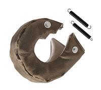 T3 Turbo Heat Shield Blanket Turbocharger Cover Wrap With Fastener Springs