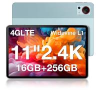 T30S Android Tablet 11 Inch Tablets 2.4K Tablets with Sim Card Slot, 16GB RAM+256GB ROM TF1TB T606 Octa-Core, 8580 mAh 8MP+13MP 3.5mm, 5G WIFI, Bluetooth 5.0 Android Gaming Tablet - Blue