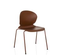 T36 VI - Four-legged chair Red-brown