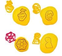 T3D Cookie Cutters Frozen 4pcs Set Cookie Cutters, ( Olaf, Elsa, Snow Flake, Anna ) Suitable for Cakes Biscuit and Fondant Cookie Mold for Homemade Treats