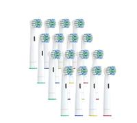T4/8/16/20/40Pcs Replacement Toothbrush Head，Compatible for Oral-B，Compatible for Braun， Professional Electric Toothbrush Heads Brush Heads(Standard-16pcs)