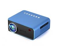 T4 Mini Projector 3600 Lumens Full Support 1080P LED Projector Large Screen Portable Home Theater Smart Video Projector (Color : Black) (E)