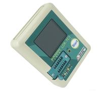 -T4 Transistor Tester with Case, Digital Component Analyzer for NPN PNP MOSFET Diode Triode, Auto Detection Meter with 128x64 LCD Display, Orange