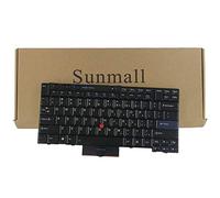 T410 Keyboard, SUNMALL New Laptop Keyboard with Pointer for Lenovo ThinkPad t410 t420 t510 t520 x220 t400 t420s US Layout Black