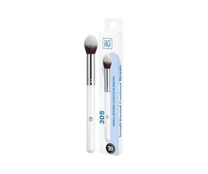 T4B Ilu Mu 305 Small Round Contour Makeup Brush for Blush, Bronzers or Highlighters Designed for Professional and Makeup Lovers, Dimensions - Bristles 30mm, Brush 186 mm
