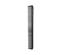T4B Lussoni Cutting Comb Shatterproof Carbon Hair Cutting Comb for All Hair Types with Antistatic and Negative Ions, Coarse and Fine Teeth (110)