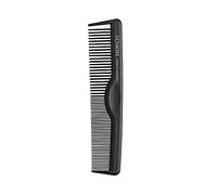 T4B Lussoni Cutting Comb Shatterproof Carbon Hair Cutting Comb for All Hair Types with Antistatic and Negative Ions, Coarse and Fine Teeth (100)