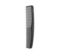 T4B Lussoni Cutting Comb Shatterproof Carbon Hair Cutting Comb for All Hair Types with Antistatic and Negative Ions, Coarse and Fine Teeth (120)