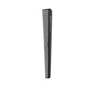 T4B Lussoni Cutting Comb Shatterproof Carbon Hair Cutting Comb for All Hair Types with Antistatic and Negative Ions, Coarse and Fine Teeth (114)