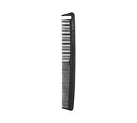 T4B Lussoni Cutting Comb Shatterproof Carbon Hair Cutting Comb for All Hair Types with Antistatic and Negative Ions, Coarse and Fine Teeth (126)