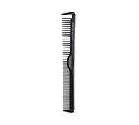 T4B Lussoni Cutting Comb Shatterproof Carbon Hair Cutting Comb for All Hair Types with Antistatic and Negative Ions, Coarse and Fine Teeth (108)