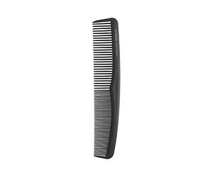 T4B Lussoni Cutting Comb Shatterproof Carbon Hair Cutting Comb for All Hair Types with Antistatic and Negative Ions, Coarse and Fine Teeth (120)