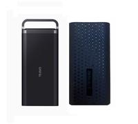T5 EVO SSD Drives Silicone Case, Protective Cover for Samsung Mobile Hard Drive T5 EVO SSD Drives, Anti-Scratch Sleeve Soft Skin Cover Storage Case (Black)