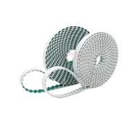 T5 Timing Belt Open End Polyurethane Steel Core Width 6-70mm Pitch 5mm | T5 Timing Belt Polyurethane Steel Core Open End Width 6-70mm Pitch 5mm(Belt W15mm; 2m; T5-White)