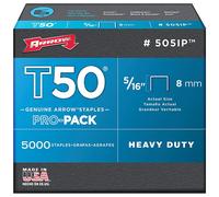T50 5/16 STAPLE PACK - 8 MM (PK 5000); 505IP (ARROW FASTENER) Qty X 1