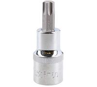 T50 Male Torx Bit Star Socket 1/2" Drive Standard Internal Chrome Vanadium Steel