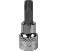 T50 TRX Star Socket Bit - 3/8" Square Drive - PREMIUM S2 Steel Head Knurled Grip