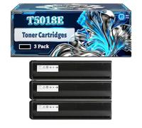 T5018E T-5018E Toner Cartridges Compatible for Toshiba e-Studio 2518A 3518A 5018A 3018A 4518A Printers, With Chip Large Capacity 53900 Pages (3 Pack Black)