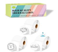 T50M Pro Labels, M110 Labels, 2 Inch Circle Thermal Labels, 50mm Round Thermal Labels for Thermal Printer, for Phomemo M220 M200 M120, Supvan T50M Pro, Clabel 221B, NIIMBOT B1 (200 Labels/Roll x 3)