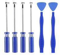 T6 T8 T9 T10 Torx Screwdriver Precision Magnetic Screwdriver Set Repair Tool Kit for Xbox One/Xbox 360 Controller/PS3/PS4,with Safe Pry Tools